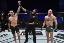Winner by UFC scoring