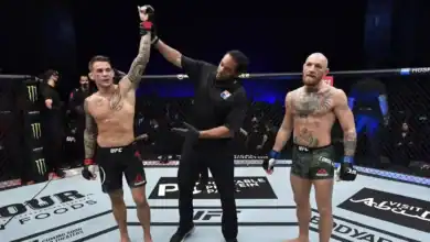 Winner by UFC scoring
