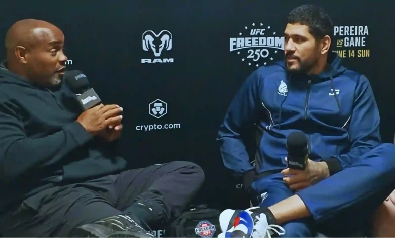 Daniel Cormier in conversation with Alex Pereira