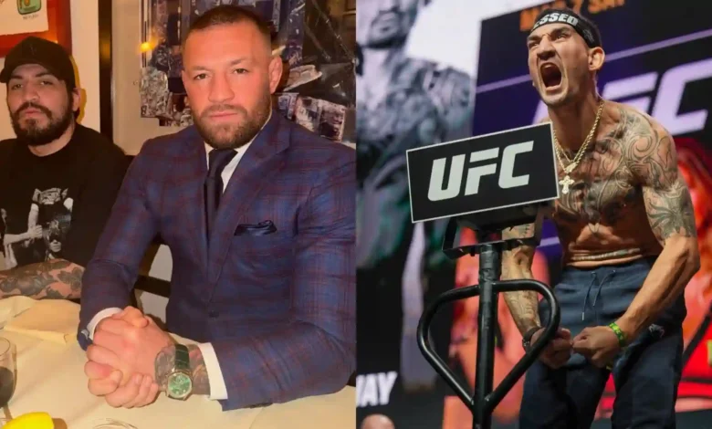 Dillon Danis with Conor Mcgregor and Max Holloway