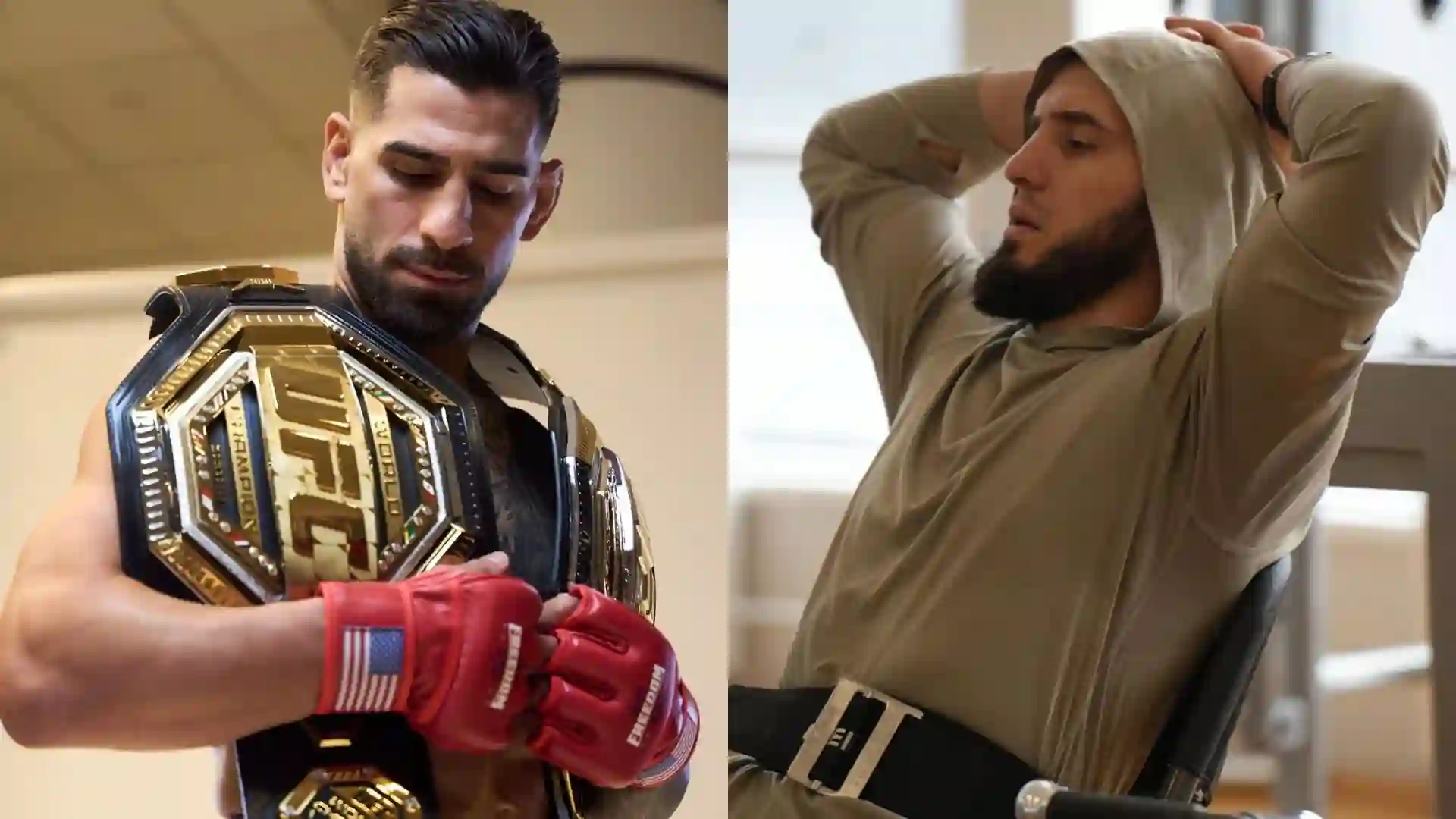 Islam Makhachev and Ilia Topuria