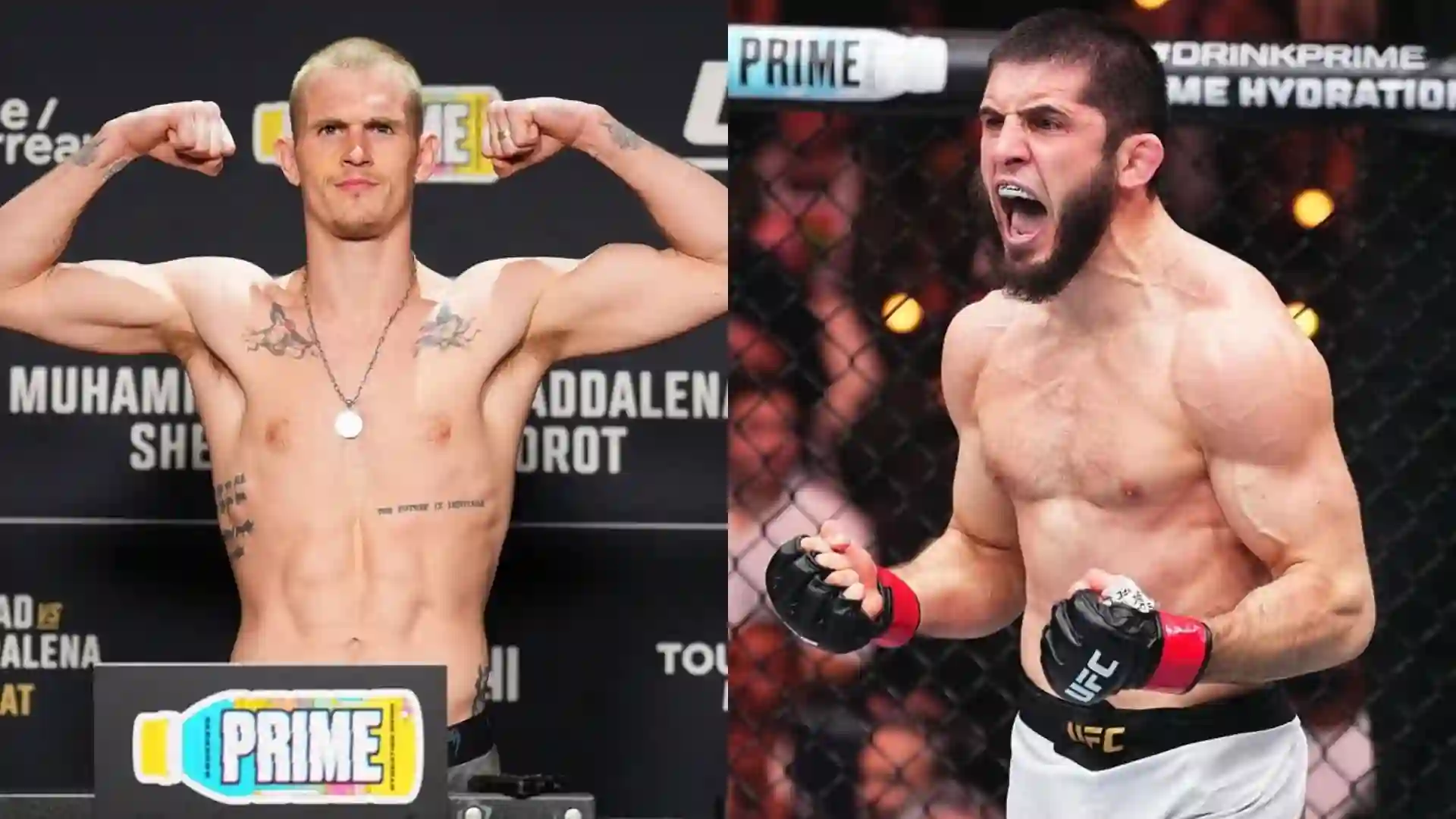 Ian Machado Garry and Islam Makhachev