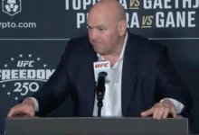 UFC CEO Dana White at Post Fight Pressers - UFC Freedom 250