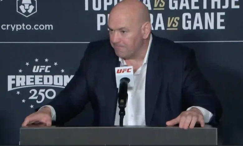 UFC CEO Dana White at Post Fight Pressers - UFC Freedom 250